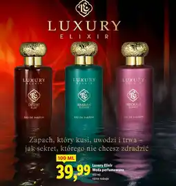 Lidl Woda perfumowana precous sunset Luxury Elixir oferta