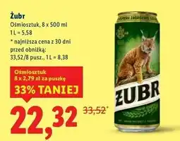 Lidl Piwo Żubr 1768 oferta