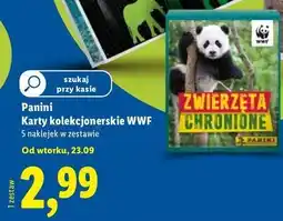 Lidl Karty kolekcjonerskie wwf Panini oferta