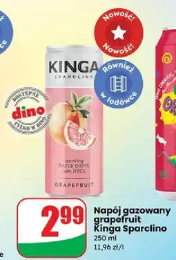 Dino Napój grapefruit Kinga Sparclino oferta