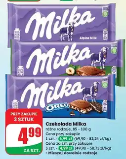 Dino Czekolada hazelnuts Milka oferta