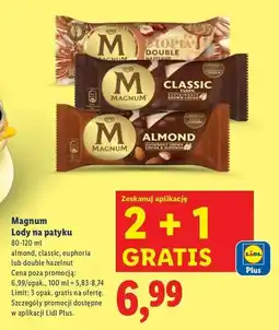 Lidl Lód pink lemonade Algida Magnum oferta