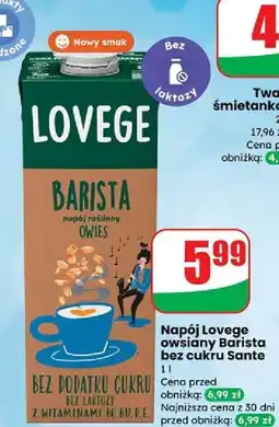 Dino Napój barista owsiane Sante I Love Vege oferta