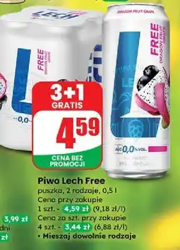 Dino Piwo Lech Free Dragon Fruit Grape oferta