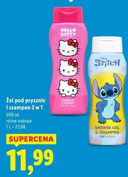 Lidl Żel pod prysznic i szampon stich oferta