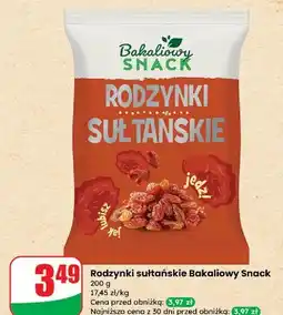 Dino Rodzynki sułtańskie Bakaliowy Snack oferta