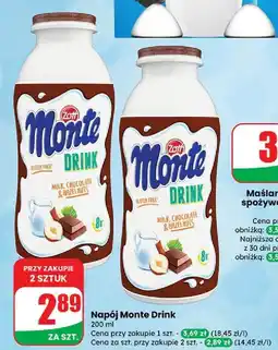 Dino Napój mleczno-czekoladowy Zott Monte Drink oferta