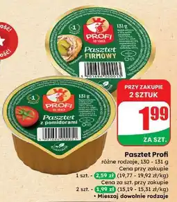 Dino Pasztet z drobiem i pomidorami Profi Wielkopolski oferta
