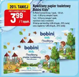 Polomarket Nawilżany papier toaletowy Bobini Kids oferta