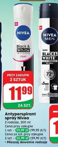 Dino Antyperspirant original Nivea Men Invisible Black & White oferta