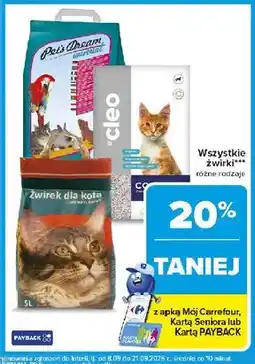 Carrefour Żwirek drewniany uniwersalny Pet's Dream oferta
