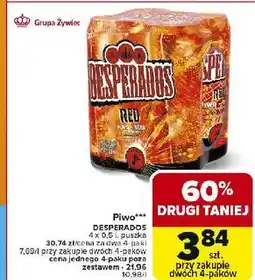 Carrefour Piwo Desperados Red oferta