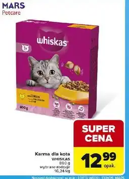 Carrefour Karma dla kota z kurczakiem Whiskas oferta