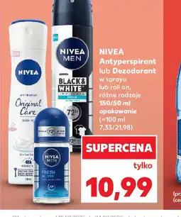Kaufland Nivea Antyperspirant lub Dezodorant oferta