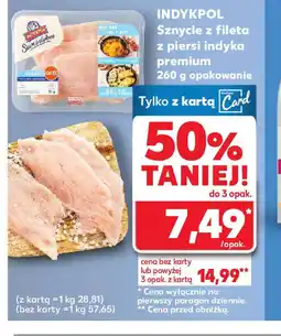 Kaufland Sznicle z fileta z piersi indyka premium Indykpol oferta