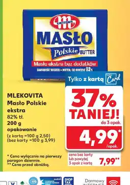 Kaufland Masło Polskie Mlekovita oferta
