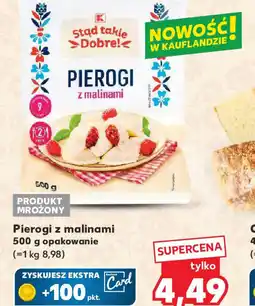Kaufland Pierogi z malinami oferta