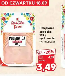 Kaufland Polędwica sopocka oferta