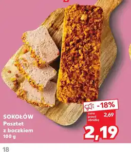 Kaufland Pasztet z boczkiem Sokołów oferta