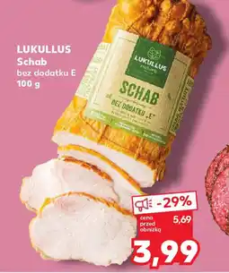 Kaufland Schab Lukullus oferta