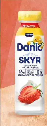 Polomarket Jogurt pitny skyr Danio truskawka Danone oferta