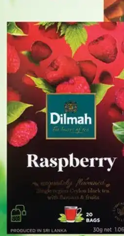 Dino Herbata czarna aromatyzowana malinowa Dilmah oferta