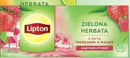 Dino Herbata zielona truskawka&malina Lipton oferta