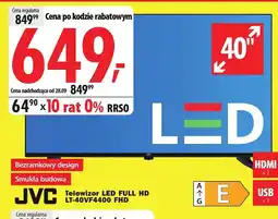 Media Expert Telewizor JVC oferta