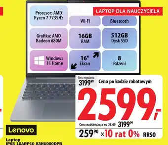 Media Expert Laptop Lenovo oferta