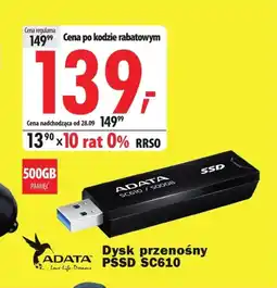 Media Expert Dysk ssd Adata oferta