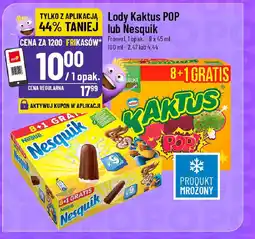 Polomarket Lody Kaktus POP lub Nesquik Froneri oferta