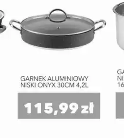 Nela Garnek aluminiowy niski Onyx oferta