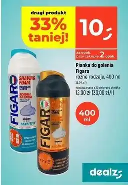 Dealz Pianka do golenia argan oil Figaro oferta