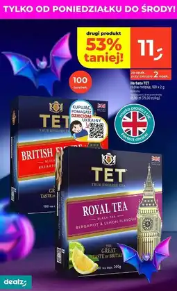 Dealz Herbata bergamotka z cytryną Tet Royal Tea oferta