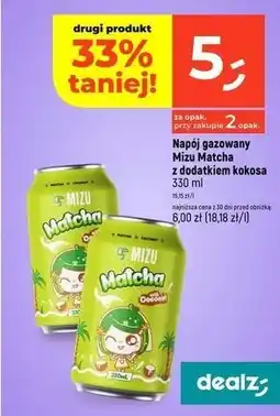 Dealz Napój Mizu Matcha Yuzu oferta