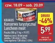 ALDI Konserwa turystyczna Krakus Animex oferta