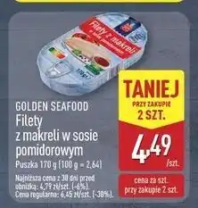 ALDI Filety z makreli w sosie pomidorowym Golden Seafood oferta