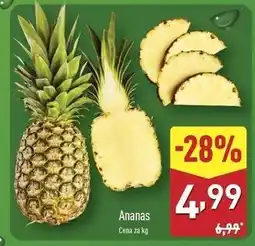 ALDI Ananas oferta