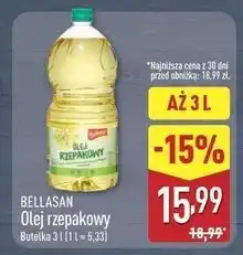 ALDI Olej rzepakowy Bellasan oferta