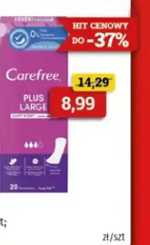 Drogeria Kosmyk Wkładki higieniczne Carefree Plus Large oferta