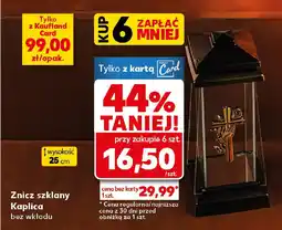 Kaufland Znicz szklany Kaplica oferta