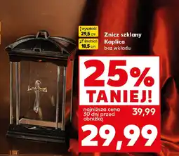 Kaufland Znicz szklany Kaplica oferta