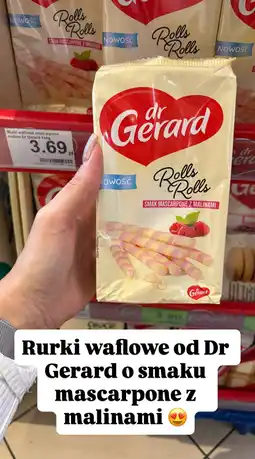 Dino Wafelki Dr Gerard Rolls mascarpone z malinami oferta