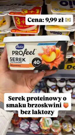 Dino Serek proteinowy Profeel o smaku brzoskwini bez laktozy Valio oferta
