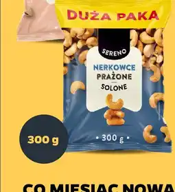 Netto Orzechy nerkowce prażone solone Sereno oferta