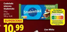 Lidl Czekolada mleczna Studentská oferta