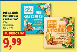 Lidl Batoniki mini z nerkowców Dobra Kaloria oferta