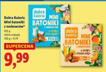 Lidl Batoniki mini z nerkowców Dobra Kaloria oferta