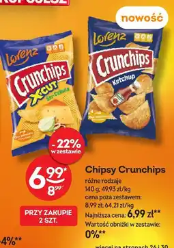 Żabka Chipsy Crunchips różne rodzaje Lorenz oferta