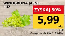 Supeco Winogrona jasne LUZ oferta